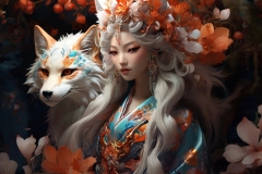 Default_A_resplendently_adorned_kitsune_princess_her_nine_tail_1