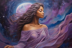 Default_A_shimmering_mauvetinted_figure_gazes_starryeyed_into_0
