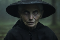 Default_An_eerily_enhanced_witch_her_features_distorted_and_ot_0