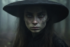 Default_An_eerily_enhanced_witch_her_features_distorted_and_ot_1