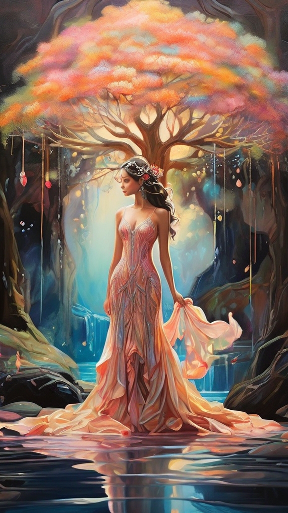 Default_In_a_vividly_opulent_gouache_painting_a_resplendent_el_0