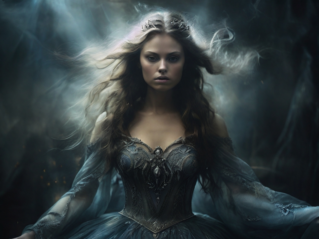 Default_A_shimmering_ethereal_Valkyrie_figure_stands_amidst_sw_1