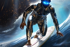 Default_A_shimmering_figure_rides_the_waves_of_a_pulsar_his_sl_0