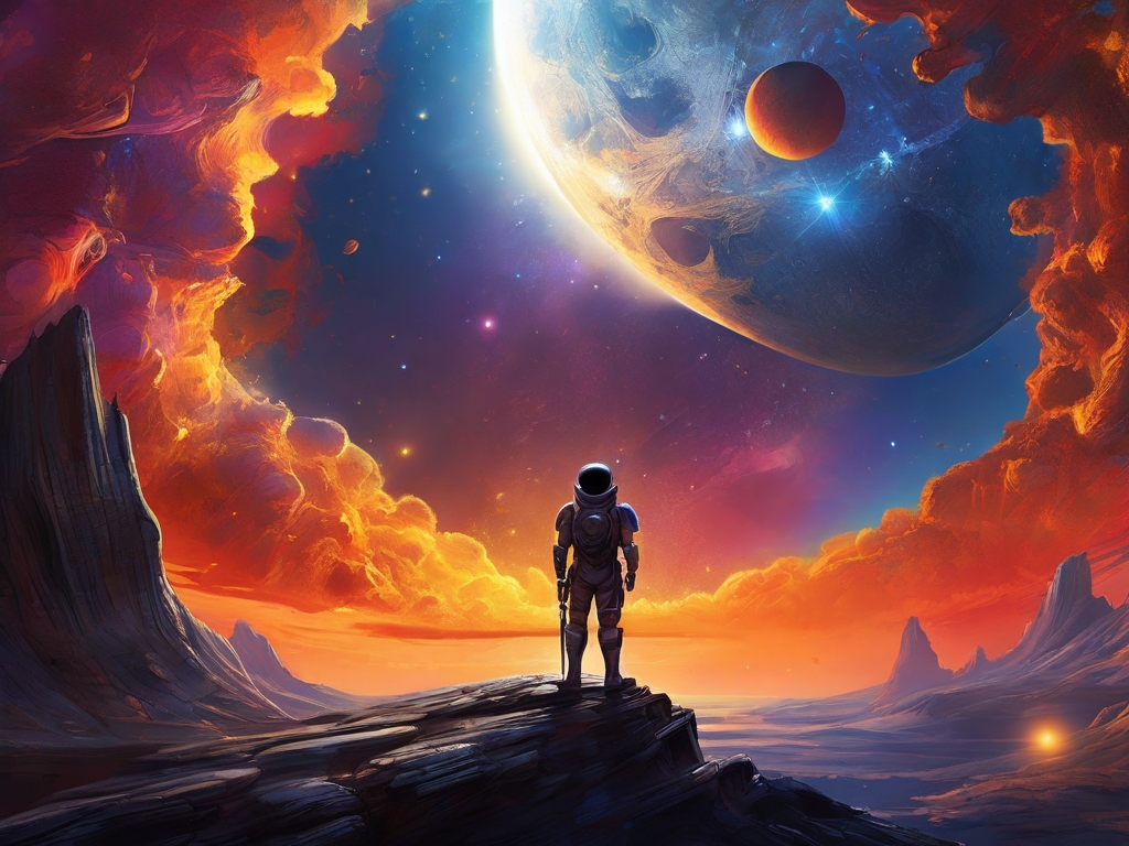 Default_A_chromatic_eclipse_explorer_stands_amidst_a_vibrant_l_0