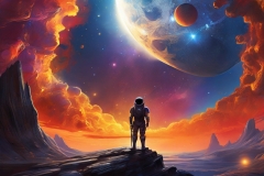 Default_A_chromatic_eclipse_explorer_stands_amidst_a_vibrant_l_0